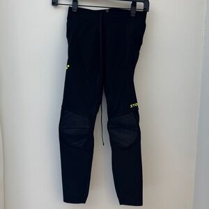 Storelli Black and Yellow Boys Youth Goalie Pants - Youth Small